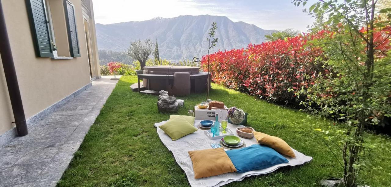 Magic Garden Como-Pool-Jacuzzi&amazing Lake view Lenno Buitenkant foto