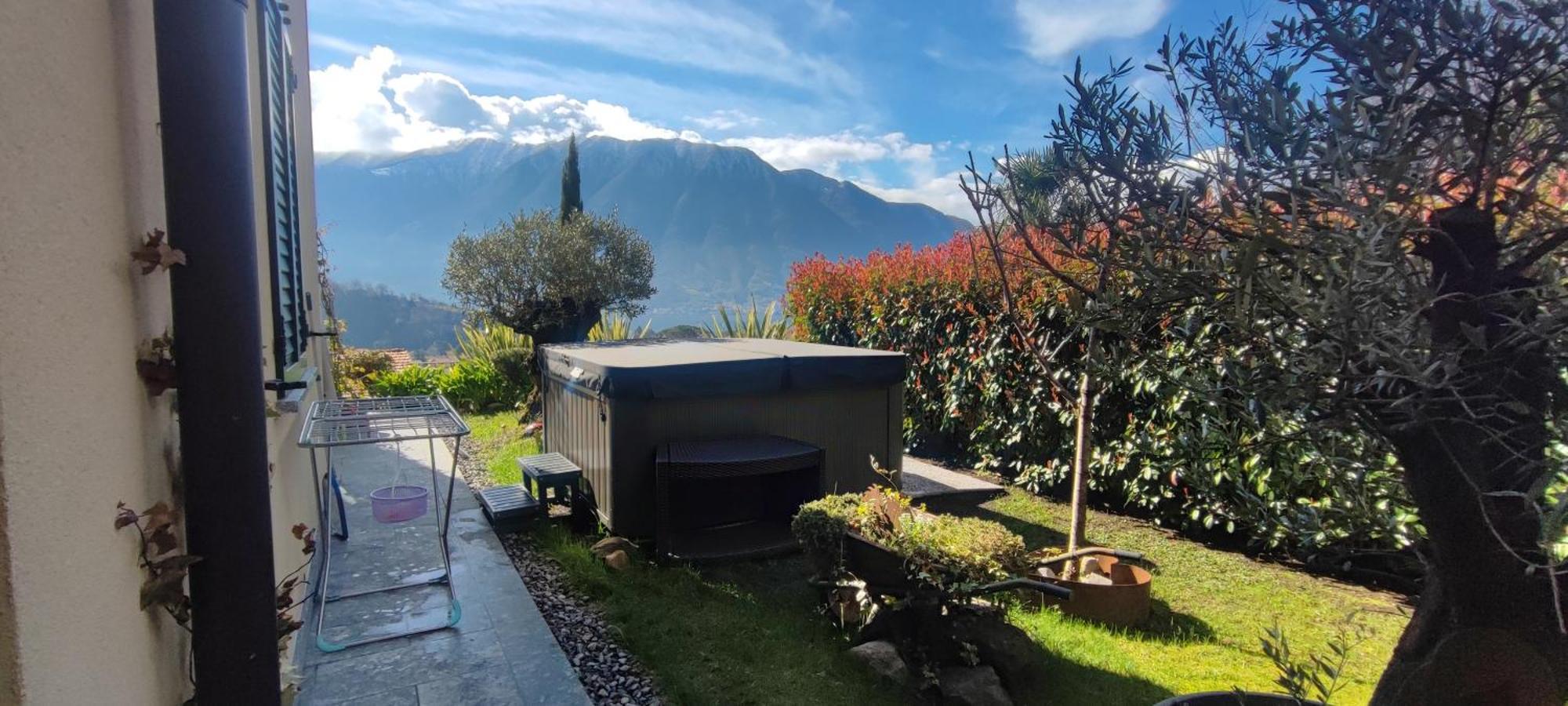 Magic Garden Como-Pool-Jacuzzi&amazing Lake view Lenno Buitenkant foto
