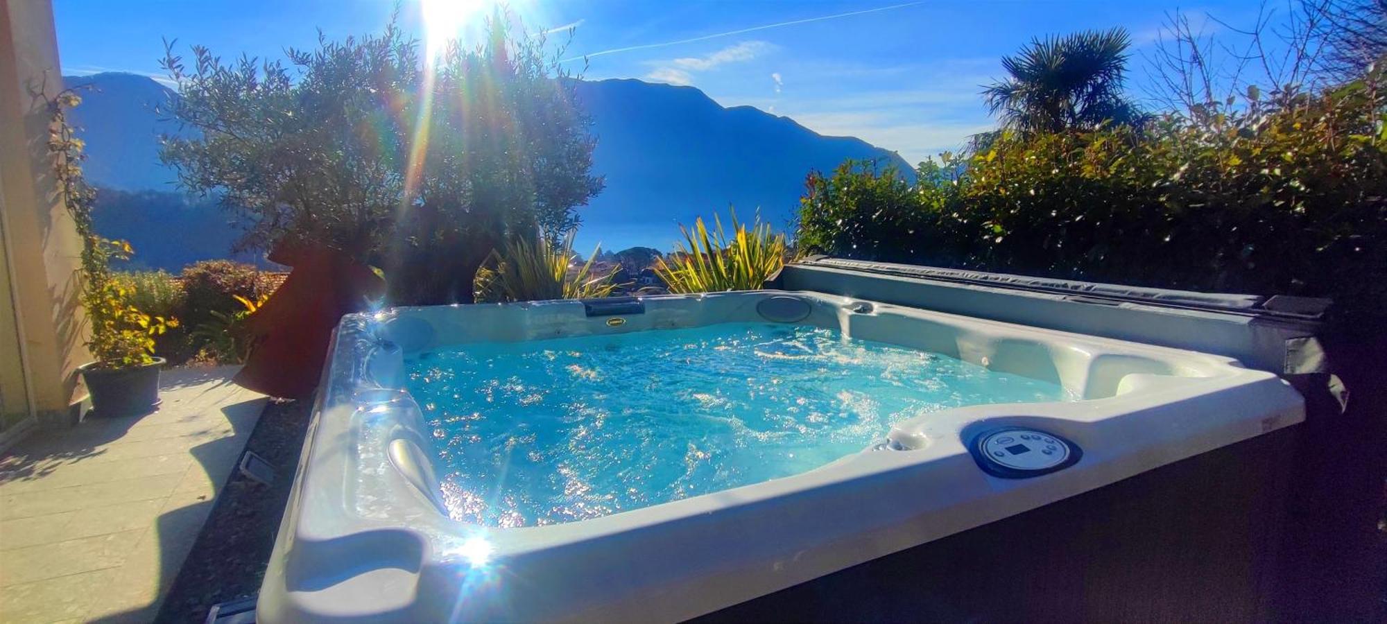Magic Garden Como-Pool-Jacuzzi&amazing Lake view Lenno Buitenkant foto